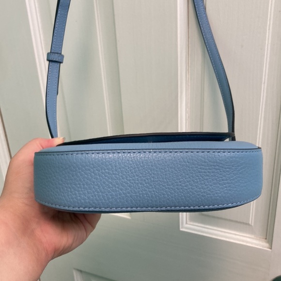 Kate Spade Leila Blue Mini Flap Crossbody Purse Bag - Picture 11 of 14